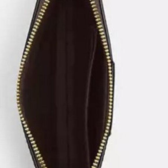 Coach Corner Zip Wristlet In Signature Canvas NWT - Picture 3 of 4